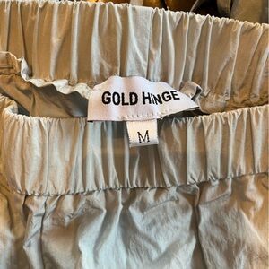 Gold Hinge Light Gray Pants